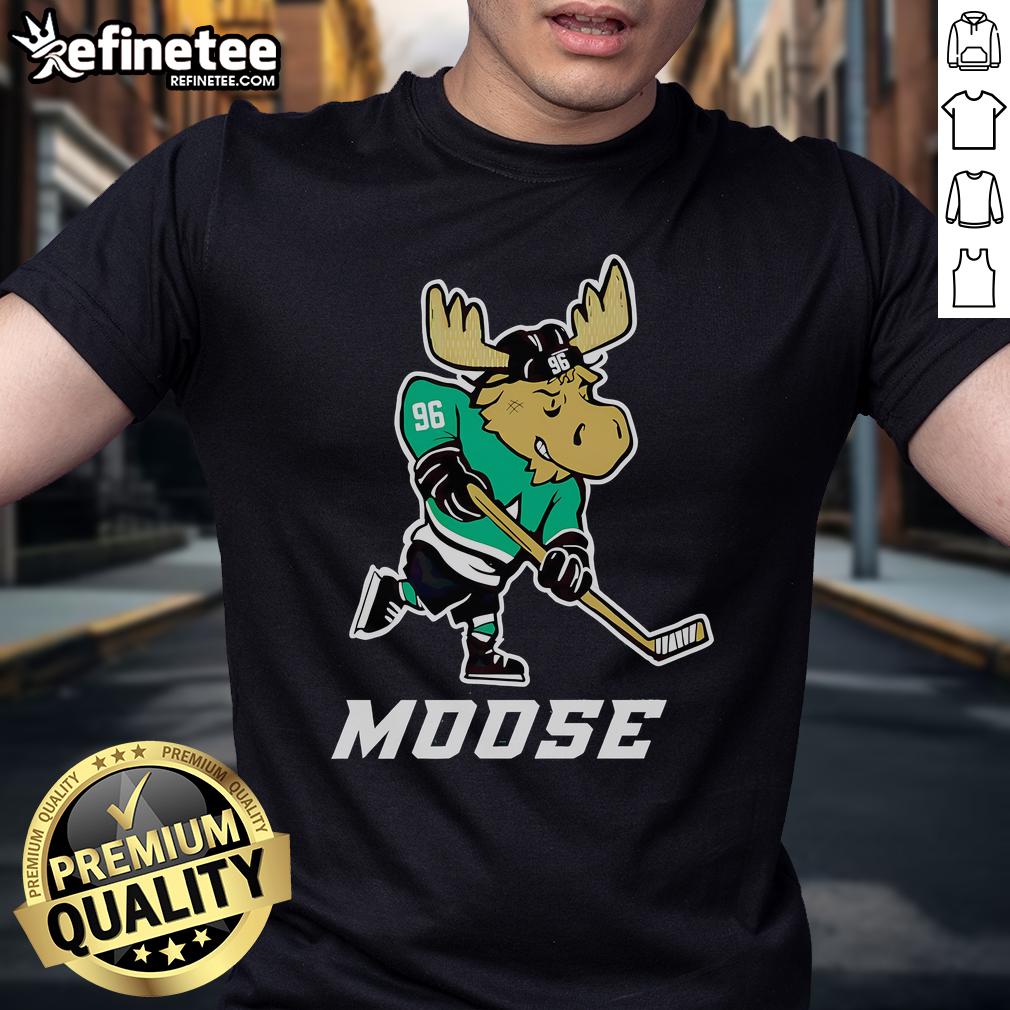 Nice The Big Moose Dallas Stars T-Shirt featuring vibrant team colors and logo, perfect for fans and game day wear.