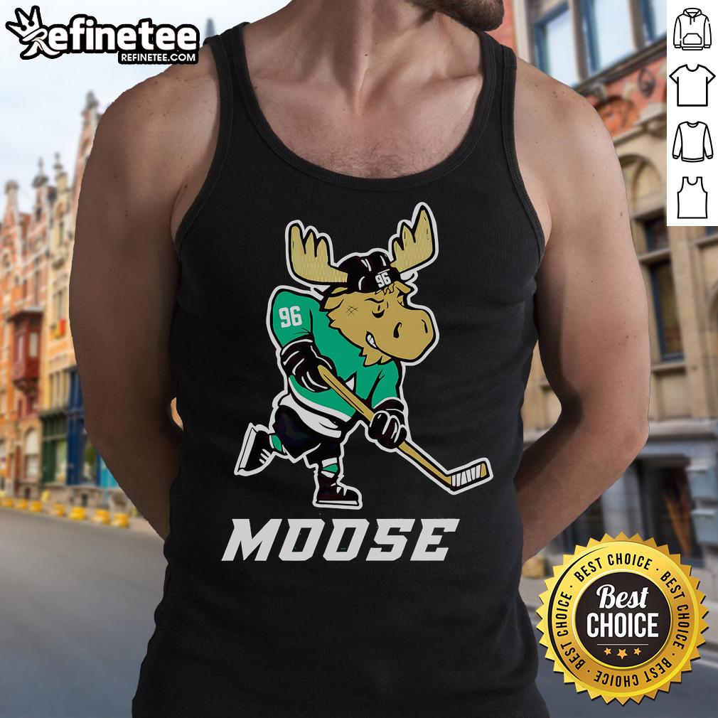 Stylish Nice The Big Moose Dallas Stars tank top featuring vibrant team colors and logo, perfect for fans.