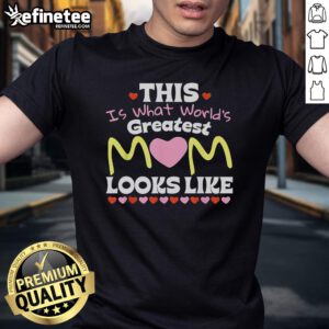 World's Greatest Mom T-Shirt for Mother's Day featuring a stylish design perfect for celebrating moms.