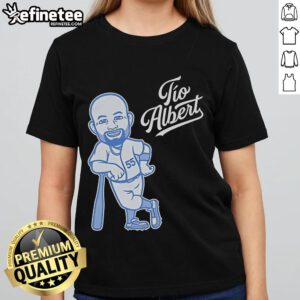 Nice Tio Albert Pujols Los Angeles Dodgers ladies tee featuring vibrant graphics and a stylish design for fans.