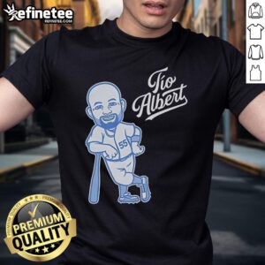 Nice Tio Albert Pujols Los Angeles Dodgers T-Shirt featuring vibrant graphics and comfortable fit for fans.