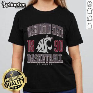 Nice Washington State Cougars basketball ladies tee featuring team colors and logo, perfect for fans and casual wear.