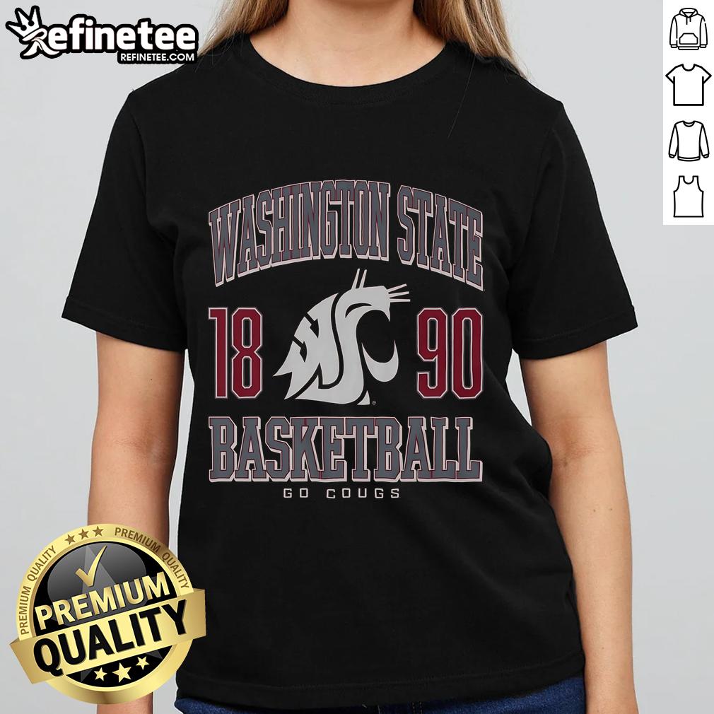 Nice Washington State Cougars basketball ladies tee featuring team colors and logo, perfect for fans and casual wear.
