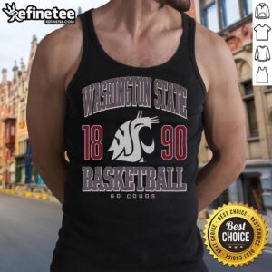 Stylish Nice Washington State Cougars basketball tank top showcasing team colors and logo for fans and athletes.