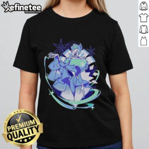 Official Andrealphus Pride 2025 Ladies Tee featuring vibrant colors and a stylish design for LGBTQ+ pride celebrations.
