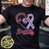 Official Atlanta Braves Alzheimer's Awareness T-Shirt featuring heartbeat and brain design, promoting memory support.