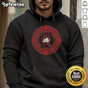 Official Bayside Mandala Hoodie featuring vibrant mandala design, perfect for casual wear and stylish comfort.