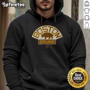 Retro Boston Bruins 1924 logo hoodie featuring classic design, perfect for fans of the NHL team.