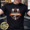 Official Buffalo Bandits 2025 NLL Cup Champions T-Shirt featuring team logo and championship graphics in vibrant colors.