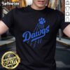 Official Bullpen Dawgs Los Angeles Dodgers T-Shirt featuring team logo and vibrant blue design for fans and collectors.