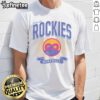 Official Colorado Rockies City Connect Prime Play T-Shirt in vibrant colors, showcasing team logo and modern design.