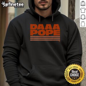 Official DAAA Chicago Pope Hoodie featuring bold graphics and cozy design, perfect for fans and fashion enthusiasts.