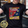 Official Florida Panthers Vs Tampa Bay Lightning 2025 Stanley Cup Playoffs Rivalry Comic Pop T-Shirt