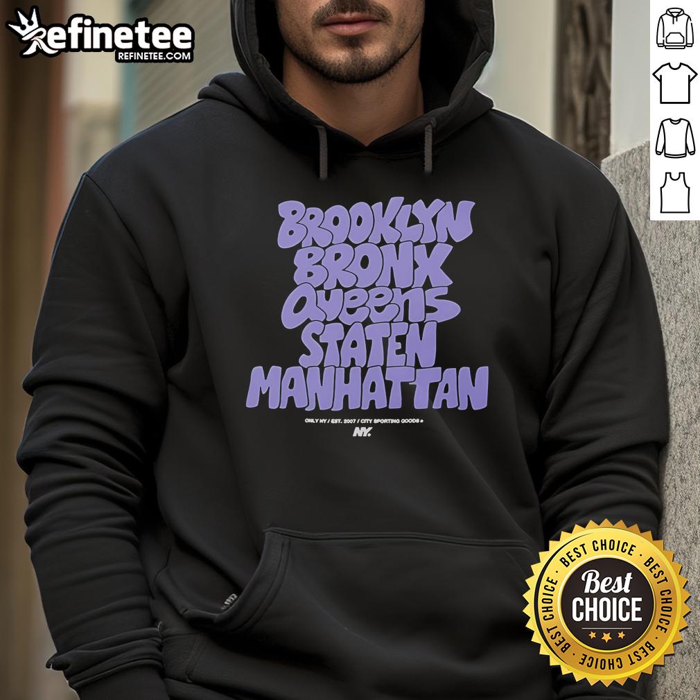 Official Graffiti Boroughs Summer 2025 Hoodie in vibrant colors, showcasing urban street art style and trendy fashion.