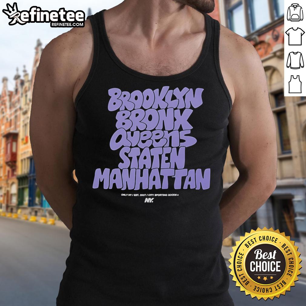 Official Graffiti Boroughs Summer 2025 tank top featuring vibrant street art design and stylish summer fashion.