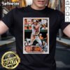 Official Gunnar Henderson Baltimore Orioles 2023 Topps baseball card t-shirt featuring vibrant graphics and player details.