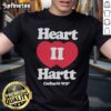 Official Heart Ii Hartt Carhartt Wip Heart T-Shirt in black, featuring a bold heart graphic on a casual fit design.