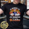 Alt Text: Official In Memory Of Joe Thompson April 17 2025 Manchester United Retro T-Shirt featuring vintage design and club logo.