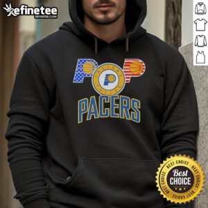 Official Indiana Pacers Basketball 2025 Hoodie featuring team colors and logo, perfect for fans and casual wear.