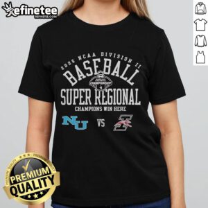 2025 NCAA Division II Baseball Super Regional: Indianapolis Greyhounds vs Northwood Timberwolves Ladies Tee.