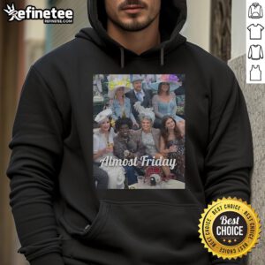 Official Kodak Derby Almost Friday Hoodie in vibrant colors, perfect for casual wear and showcasing your style.