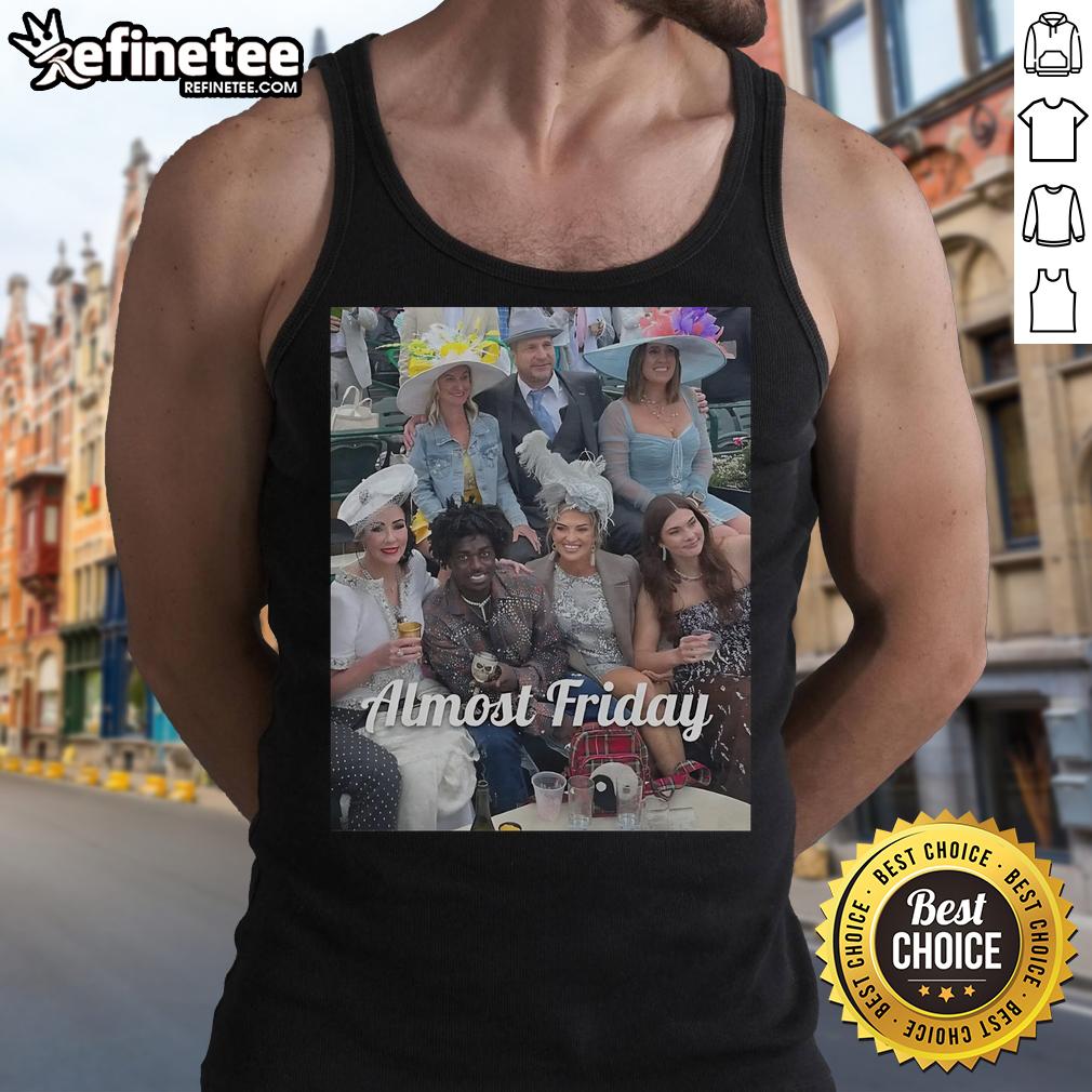 Official Kodak Derby Almost Friday Tank Top featuring a stylish design perfect for casual wear and weekend vibes.