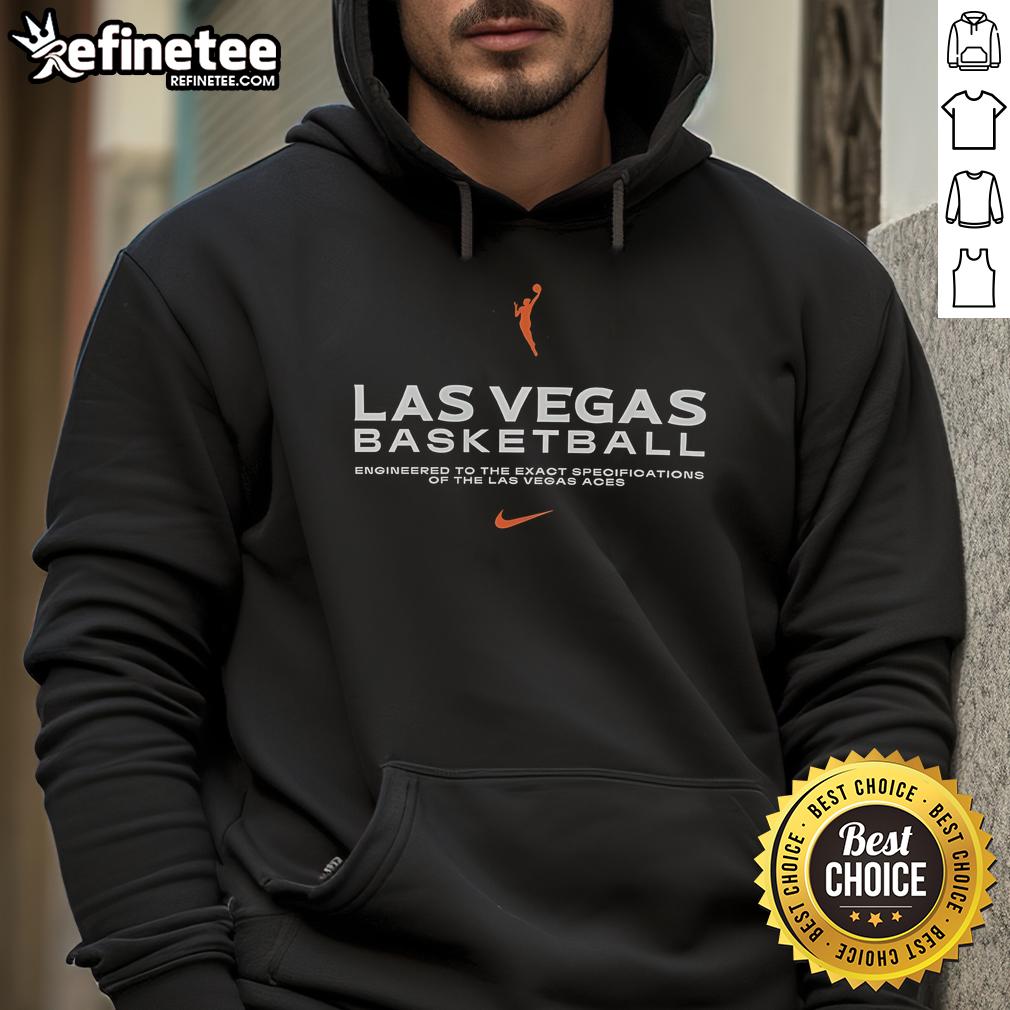 Official Las Vegas Basketball hoodie designed for fans, featuring Las Vegas Aces logo and vibrant team colors.