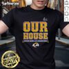 Alt Text: Official Los Angeles Rams Super Bowl LVI Champions Hometown Audible T-Shirt featuring team logo and vibrant design.