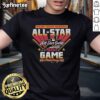 Official Major League Baseball All-Star Games Atlanta Georgia 2025 T-Shirt featuring vibrant graphics and team logos.
