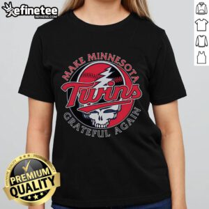 Official Minnesota Twins Grateful Again ladies tee featuring a stylish design perfect for fans and casual wear.