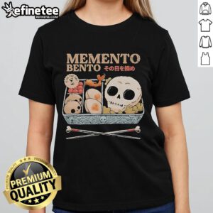 Official Memento Bento Seize The Day Ladies Tee featuring a stylish design perfect for everyday wear.