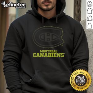Official Montreal Canadiens Highlight Reel Hoodie showcasing team colors and logo, perfect for fans and game day wear.