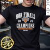 Official New York Knicks 2025 NBA Finals Champions T-Shirt featuring team logo and celebratory design.