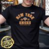 Official New York Knicks 2025 NBA Playoffs Eastern Conference Finals T-Shirt featuring team logo and vibrant colors.