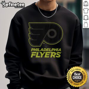 Official Philadelphia Flyers Highlight Reel Sweatshirt featuring team logo and vibrant colors for fans and collectors.