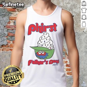 Official Phillies Phirst Father's Day 2025 tank top featuring a stylish design for proud dads and baseball fans.