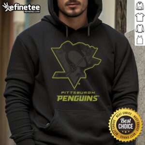 Alt Text: Official Pittsburgh Penguins Highlight Reel Hoodie featuring team colors and logo, perfect for fans and game day wear.