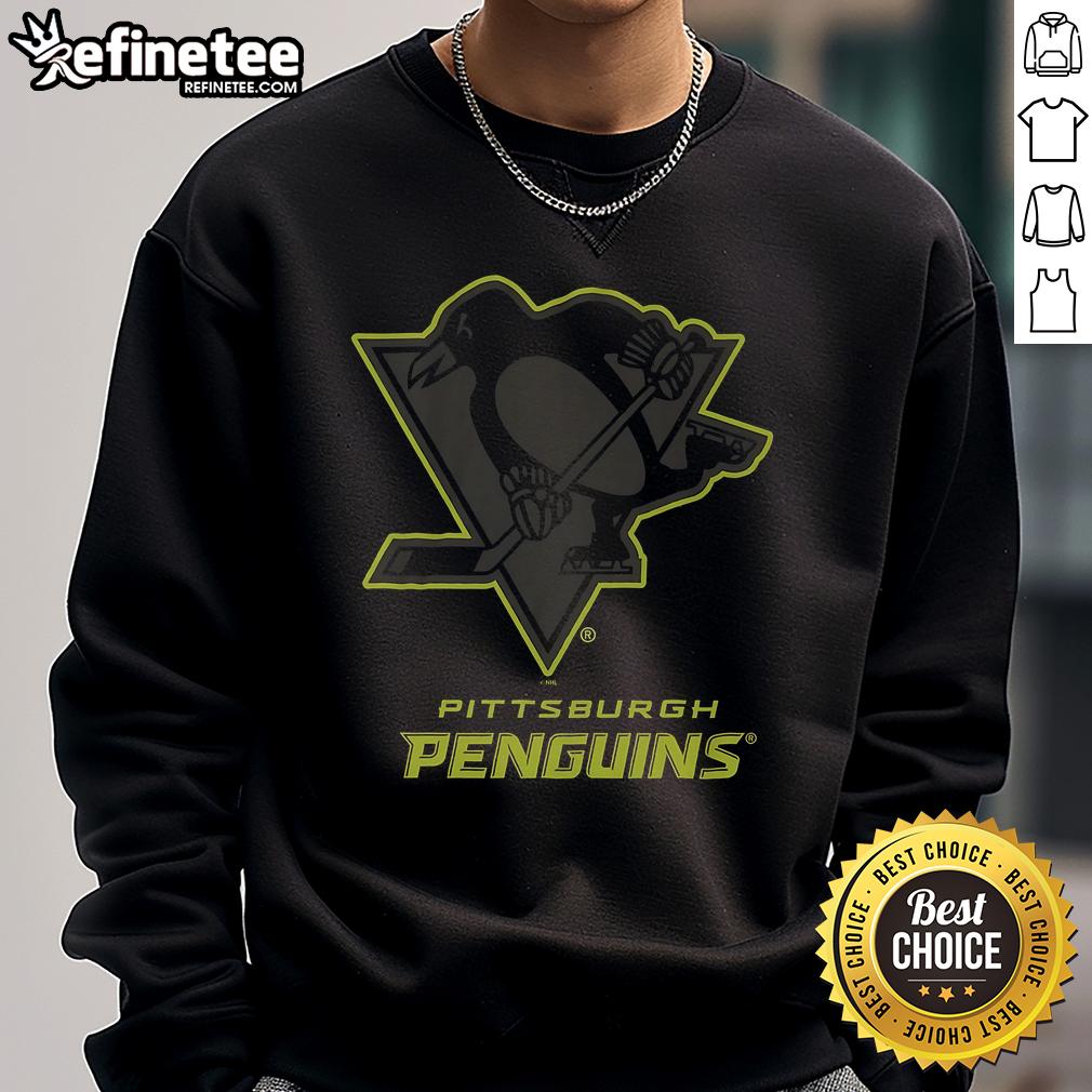Official Pittsburgh Penguins Highlight Reel Sweatshirt featuring team logo and vibrant colors for avid fans.