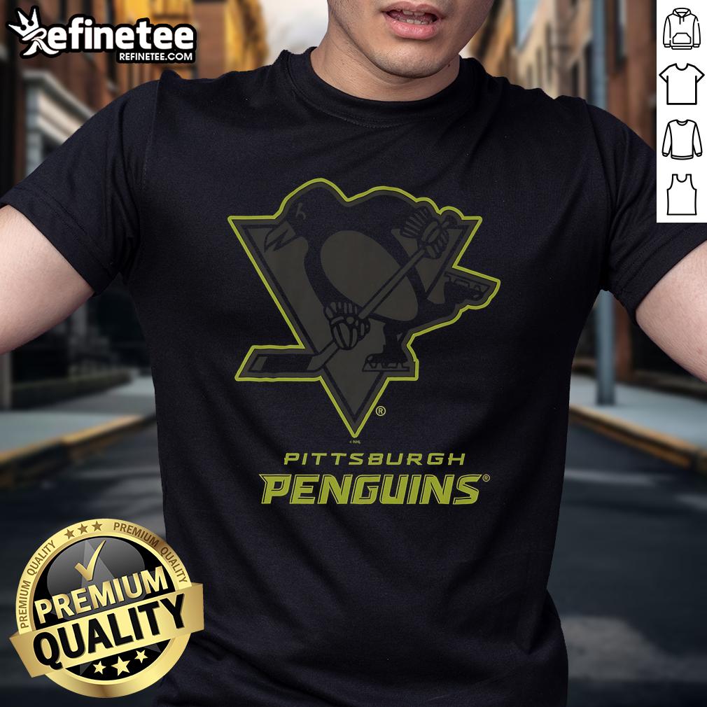 Official Pittsburgh Penguins Highlight Reel T-Shirt featuring team logo and vibrant graphics, perfect for fans.