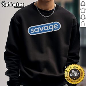 Official Savage Snappy Logo Sweatshirt featuring bold logo design on a comfortable, stylish pullover.