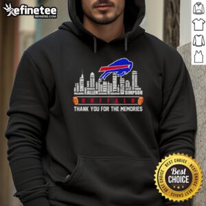 Official Skyline Buffalo Thank You For The Memories Hoodie featuring a stylish design and vibrant colors.