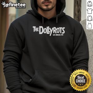 Official The Dolly Tots Los Angeles USA logo hoodie featuring a stylish design and vibrant colors for fans.