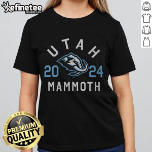 Official Utah Mammoth Heritage Ladies Tee showcasing stylish design and vibrant colors for fans of Utah's mammoth history.