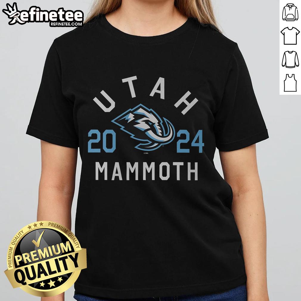 Official Utah Mammoth Heritage Ladies Tee showcasing stylish design and vibrant colors for fans of Utah's mammoth history.