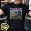 Official WNBA Jam Valkyries Martin and Hayes T-shirt featuring vibrant team colors and player graphics.