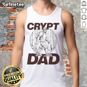 Premium Cryptdad Tank Top featuring a stylish design, perfect for casual wear and crypto enthusiasts. Shop now!