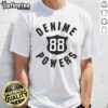 Premium Denime Power 88 T-Shirt in stylish design, featuring bold graphics and comfortable fit for casual wear.