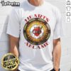 Alt Text: Premium Hearts Aflame Filthy Lucre Logo T-Shirt featuring a bold logo design on a stylish, comfortable fabric.