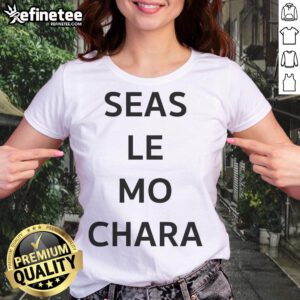 Alt Text: Premium Le Boom Seas Le Mo Chara ladies tee featuring a stylish design and comfortable fit for casual wear.