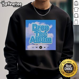 Alt Text: Pretty Yuno Miles Drop The Album Clouds Sweatshirt featuring a stylish design and vibrant colors for casual wear.